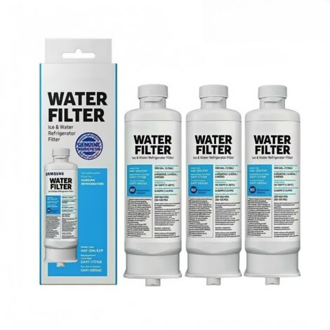 Lot de 3 Filtres à eau de Réfrigérateur de Rechange DA97-17376B DA97-08006C HAF-QIN HAF-QIN/EXP pour réfrigérateurs Samsung Multi-Portes