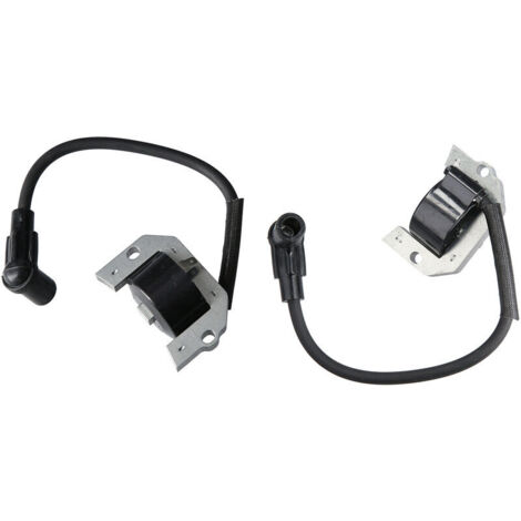 Lot de 2 bobines d'allumage pour moteurs Kawasaki FH430 FH451V FH500V FH531V FH601D – Remplacement direct – Matériau métal noir (1/5)