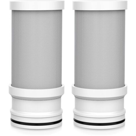Filtre de remplacement certifié NSF pour eau du robinet T1-ACF/T2-ACF T6-CTO, durée de vie de 3 à 6 mois, réduit le chlore, le goût et les odeurs. Filtre T1/T2 T6-CTO (paquet de 2).