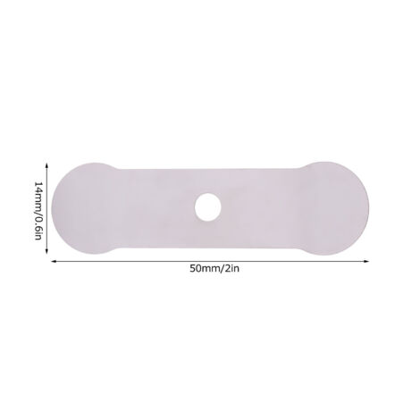 Plaque de Valve pour compresseur d'air, 20 pièces, Machine silencieuse sans huile, accessoires de remplacement en aluminium (plaque de Valve longue 14x50mm) (1/5)