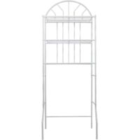 3 Tier Industrial Design Toilet Shelf, Bathroom Shelf, Space-Saving, Easy to Assemble, Industrial Style - 161 x 46 x 24 cm - Black