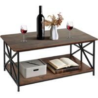 3-in-1 Coffee Table with Hidden Compartments and Open Shelf, Extendable and Extendable Coffee Table, 4-8 People Dining Table with Folding Tray, 90 x 48 x 62 cm (B)