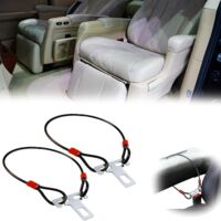 Antivol pour voiture, 2 pièces, accessoires pour camping-car, antivol pour portes et sièges de camping-car, accessoires pour caravane (60 cm)