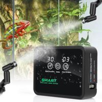 Brumisateur terrarium 360° avec minuterie – Système de brumisation pour reptiles et plantes – Pulvérisation automatique et réglable
