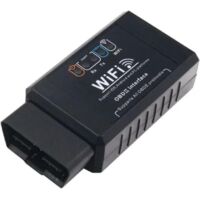 OBD2 WiFi ELM327 - Ordinateur de diagnostic auto OBD, lecteur OBD2, scanner de diagnostic auto, diagnostic auto multimarque OBD, compatible avec les appareils sans fil