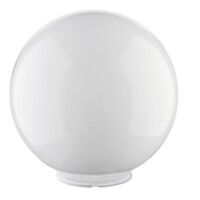 Globe en méthacrylate opale 20 cm – Résistant aux intempéries – Éclairage extérieur doux et uniforme – Compatible série Globos – Dopo