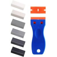 Kit de réparation en cire dure grise, kit de réparation pour stratifié gris et blanc, pour carrelage, PVC, vinyle, meubles, parquet, bois, sol et linoléum, pour le remplissage des rayures et des trous