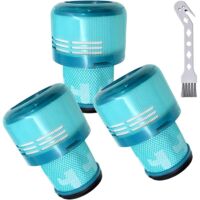 Lot de 3 filtres de rechange V15 pour aspirateur Dyson V15 SV22 V11 SV14 Réutilisable V15 Filtre pour aspirateur Dyson V15 SV22 SV14 Remplacer 970013-02