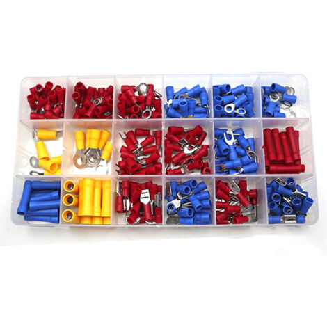 300 PCS Butt Splice Crimp Connectors Insulated Electrical Straight - View #7