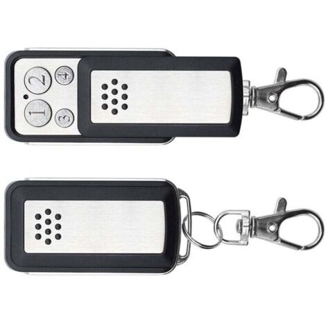 Gate Remote Control, 2 Pieces 433.92 MHz Garage Door Remotes, Universal ...