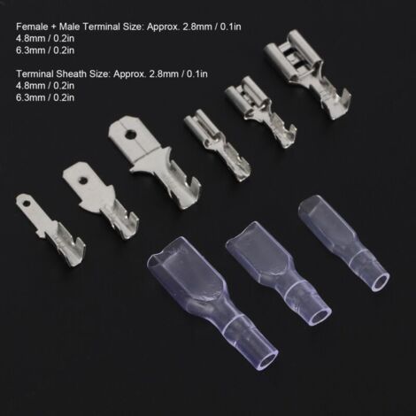 210-piece electrical cable terminal connector assortment kit for ...