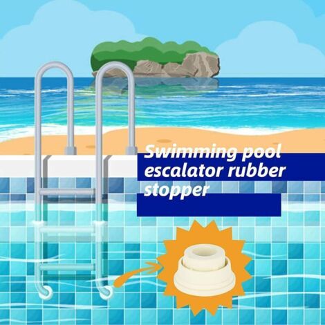 Pool escalator rubber plug for pool ladder bumper plug set of 2 pieces ...
