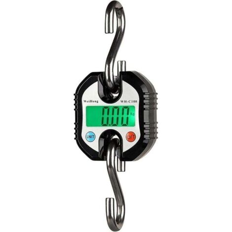 Digital scales, hook scale, portable mini hanging scale with LCD screen ...