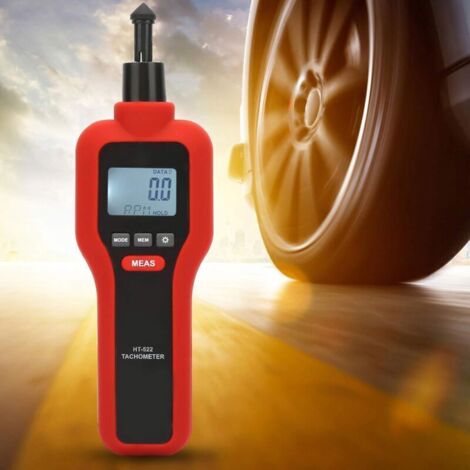 2-in-1 LCD Digital Tachometer: 2-99999 RPM Non-Contact Tachometer and 2 ...