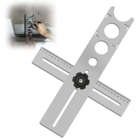 Adjustable Hole Locator, Tile Tool Ruler, Tile Locator, Tile Angle ...