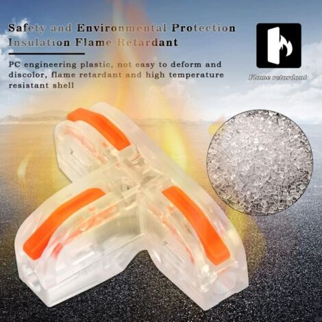 16PCS T-Type Electrical Connection Terminal Compact Wire Connector ...