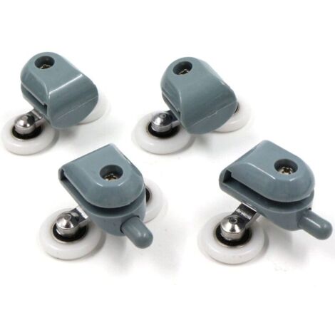 pairs of double shower door rollers, 25 mm, for shower doors, pulleys