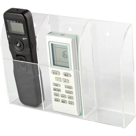Remote Ac Case Acrylic Desktop Remote Control Holder, Air Conditioner TV Remote ...