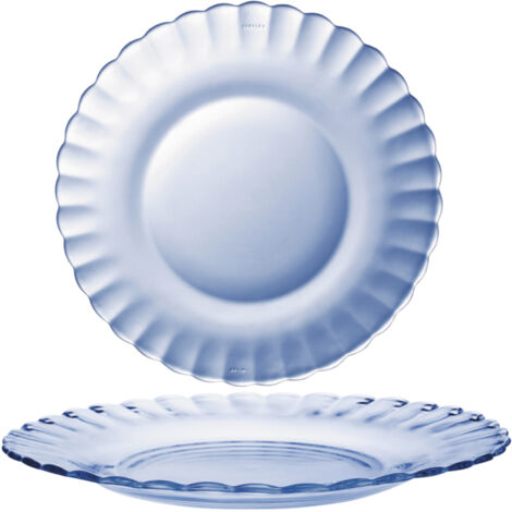 Assiette à dessert Duralex PICARDIE MARINE bleue diamètre 205 mm - lot de 6