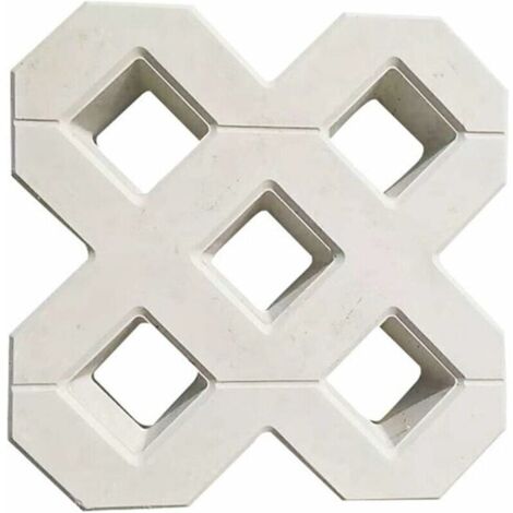 Moule pour dalles en béton réutilisable (40X40CM) - Plastique durable pour création de patios et chemins jardin