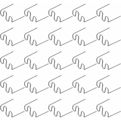 Kit de Soudure à Agrafes pour Pare-chocs Auto Professionnel: 500 Baguettes de Soudage Agrafes Chaudes 0.6 mm pour Réparation Pare-chocs Auto en Plastique PVC ABS