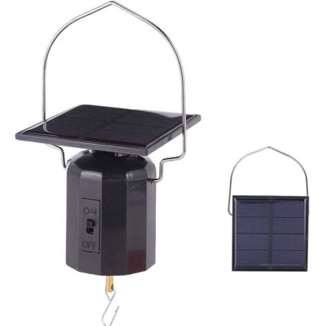 Solar-powered rotary motor - For outdoor use - 2.7 kg load capacity