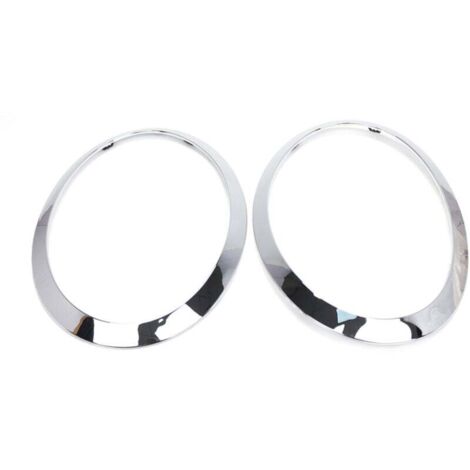 Replacement headlight trim ring, 2 pieces, for BMW MINI COOPER F55/F56/F57 2014-2021 OEM 51137300631, 51137300632, 51712355791, 51712355798