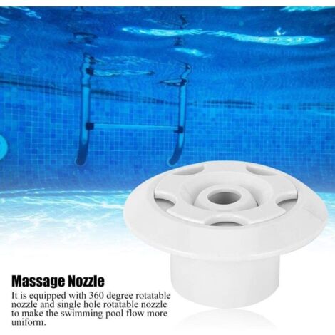 2in 360° Rotating Pool Massage Nozzle Water Outlet SPA Jet Nozzle