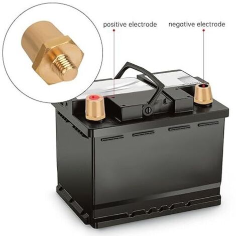 M8 Battery Post Pair of M8 Brass Battery Adapters, Battery Terminals for Lithium Car ...