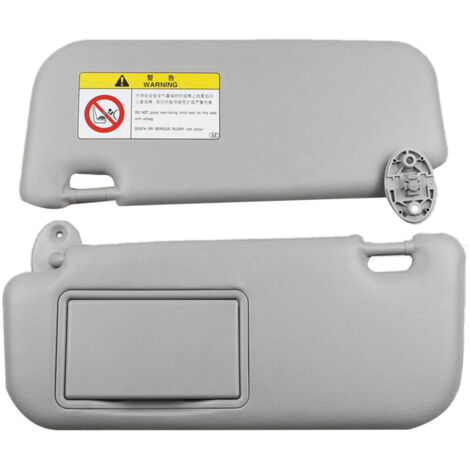 Car Sunshade for 2014 2015 2016 2017 74320-02B21 74310-02K91 with Mirror Auto Accessories Gray