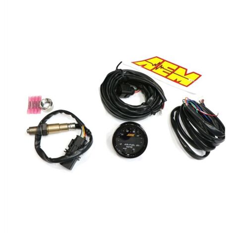 AEM X Series 30-0300 Wideband Air/Fuel Ratio Gauge Kit, LSU 4.9 Oxygen Sensor, AFR Controller