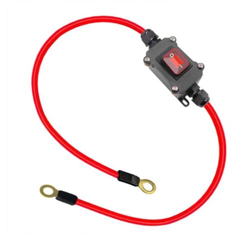 DC12V DC12-24V DPST Double-Sided 25A IP67 Wiring Switch with Connect/Disconnect On/Off