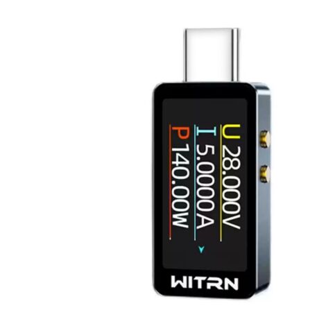 USB DC1 Voltage and Current Tester, PD3.1 Digital Display, 28V Type-C Wattmeter (1/4)