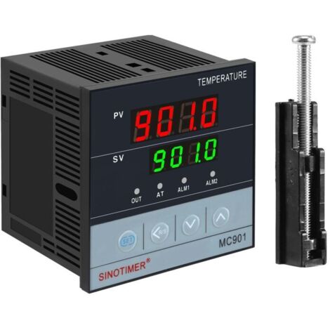 MC901 Waterproof Digital PID Temperature Controller K Type PT100 Input Sensor Relay Output SSR