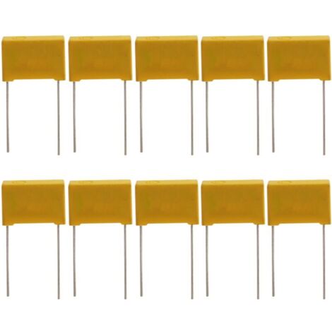 10 Pcs AC 275V 0.22uF Polypropylene Film Capacitors MPX Safety