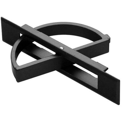 Poignée de porte encastrée(noir) Tatami Poignées cachées pratiques en alliage de zinc Bouton de sol encastré (1/4)
