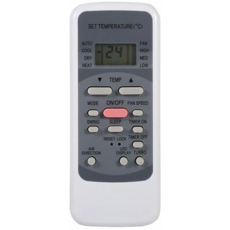 Télécommande pour Climatiseur Série R51 R51/E R51/CE R51M/CE R51D/E R51M/BGE R51M/BGE, Horloge Intégrée et Minuterie ON/OFF