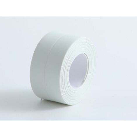 (2 pièces Blanc)Plinthe souple - Bande d'extrémité pour cuisine et salle de bain 22 mm 3,2 m, joint auto-adhésif, bande pliante flexible, joint d'étanchéité