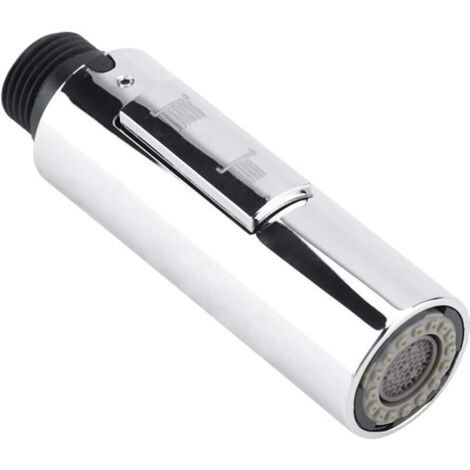 Douchette Robinet Cuisine, Tête de pulvérisateur de Robinet, Douchette Evier Cuisine-G1/2 pièces de Rechange de buse de Robinet de Douche Durable plaqué Argent pour Cuisine et Salle de Bain (1/4)