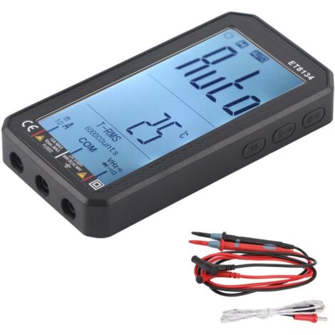SJLERST ET8134 Multifunction Multimeter, LCD, Automatic, with Alarm Function, 10A, 600V (1/4)