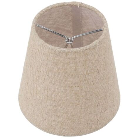 SJLERST 6Pcs Small Linen Lampshades with Clip, Candle Lampshades for Lighting Accessories