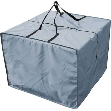 Garden Lounge Cushion Storage, Multifunctional Outdoor Waterproof Protective Cover, 80x80x60cm, Grey