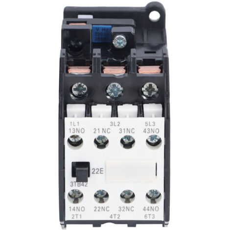 SJLERST AC Contactor 2NC + 2NO DIN Rail for Residential Power Supply On/Off 16A 3TB42 50Hz