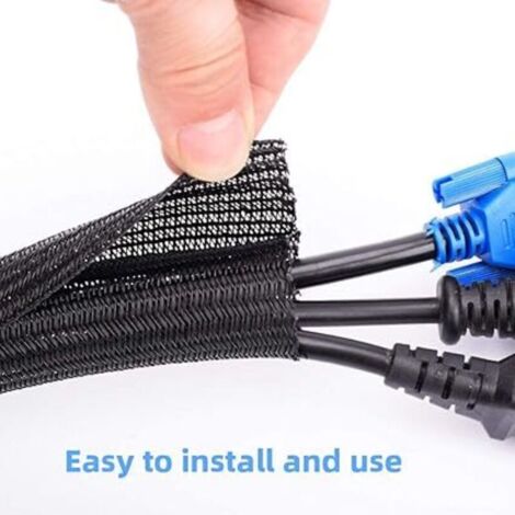 Meter Flexible Adjustable Computer Cable Sleeve Φ13-14mm, Cable ...