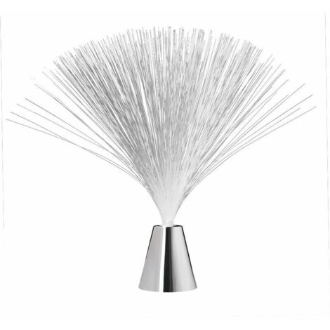Fiber Optic Lamp – Rotating LED Fiber Optic Desk Lamp with Color Changing Design – Battery Operated – Perfect for Children's Room, Night Light, and Home Decoration