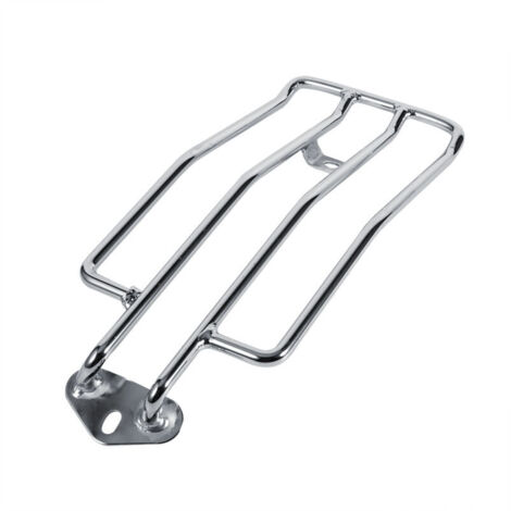 Rear luggage rack for solo motorcycle seat, support shelf for XL883/1200, silver