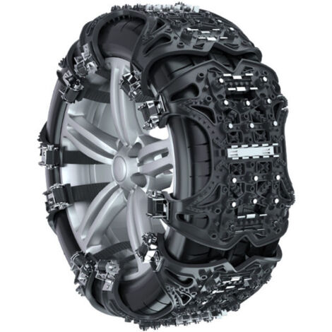Snow Chains, Car Snow Chains, Tire Width 165-285 mm, Suitable for Sedans, SUVs, MPVs, Pick-ups, ATVs, 1 pc