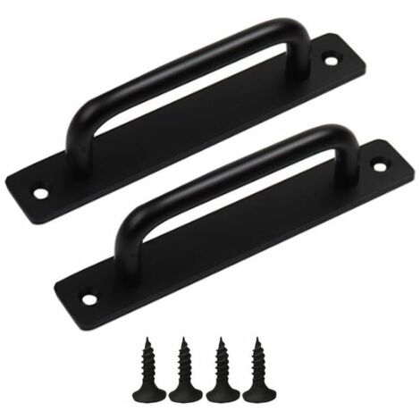 2-Piece Door Handles, Sliding Door Handles, Cabinet Door Handle, Aluminum Door Handle, Balcony Door Handle with Screws, for Wardrobe Door (210 x 25 mm) (1/4)