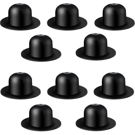 10 Pieces Pool Filter Plug Plugs, Drain Plugs for Swimming Pools, Replacement Plugs for Pools, Pool Hole Plugs, Pool Filter Replacement, Compatible with INTEX Pools (Black)