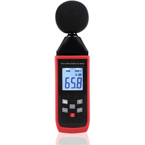 Noise meter, digital sound level meter, noise tester 30-130dB, LCD screen in decibels